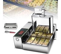 Mini Donut Maker Machine with LED Control Panel, Adjustable Frying Temperature 50-220°C, Ideal for Hotels, Bakeries, and Canteens, Perfect for Fresh Donut Production