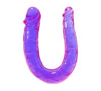 Mini Double Dong Anal Wand Butt Plug Dildo Waterproof Sex Toy Flexible Firm