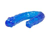 Mini Double Penetration Dildo Blue, Sex Toy Dildo for Couples, Double Ended Dildo Silicone Textured for Women