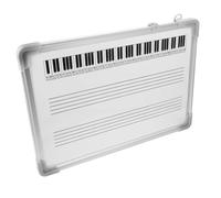 Mini Double-Sided Music Staff Dry Erase Boards, Portable Lap Keyboard Practice Whiteboards for Students Music Theory Tools, 50x70cm