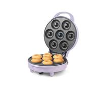 Mini Doughnut Maker Easy Clean Non-Stick Cooking Plates Purple Giles & Posner