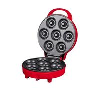 Mini Doughnut Maker Non Stick Plates - Easy Clean Donut Maker Machine For 7 Homemade Donuts - Compact Breakfast Doughnut Maker With Cool Touch Handle Thermostatic Control