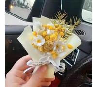 Mini Dried Flowers Bouquet,Car Aromatherapy Clip,Car Air Outlet Perfume Decoration,Car Air Vent Clip,Car Air Conditioning Outlet Perfume Clip Decoration,Car Air Fresheners Interior Accessories