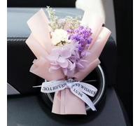 Mini Dried Flowers Bouquet,Car Aromatherapy Clip,Car Air Outlet Perfume Decoration,Car Air Vent Clip,Car Air Conditioning Outlet Perfume Clip Decoration,Car Air Fresheners Interior Accessories