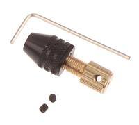 Mini Drill Chuck Fixture for Electric Motor Shaft with Quick Change Tool Adapter for Drill Bits 0 3 3 2mm Clamping Range and Multiple Connecting Hole Sizes 2 3mm 3 17mm 5mm (5mm)