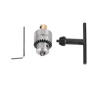 Mini Drill Chuck Micro Mini 0.3 4mm Jto Taper Mounting Drill Chuck and Wrench with Chuck Key for Lathe Drills