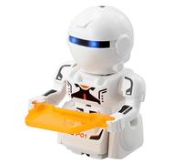 Mini Droid Z Interactive Remote Control Robot Toy for Kids with LED Eyes, Dance Mode, Sound Effects & Mini Tray Interactive RC Robot with Lights & Music Compact Design for Imaginative Play Ages 3+