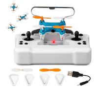 Mini Drone for Adults, Indoor Drone with Easy Stunt Flights & 360° Tricks, Hover Drones with LED & Altitude Hold & Propeller Protection for Indoor Outdoor, Perfect Beginner-Friendly Flyer