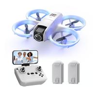 Mini Drone for Kids with 1080P Adjustable Camera, Optical Flow Hover, Gesture Control & Trajectory Flight, 3 Speed Modes, Altitude Hold, 360° Flips, Indoor RC Toy Drone for Boys & Girls 6-12