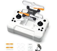 Mini Drone, Pocket Remote Control Drone Easy Stunt Flights with 360° Flips & Altitude Hold, LED Lights & Propeller Guards, Indoor/Outdoor Beginner-Friendly RC Quadcopter (Black)