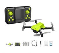 Mini Drone Remote Control, USB Charging Portable 360° Stunt Roll Drone With Camera For Beginners Kids Adults (4k aerial photography green)