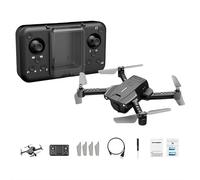 Mini Drone Remote Control, USB Charging Portable 360° Stunt Roll Drone With Camera For Beginners Kids Adults (2k aerial photography Black)