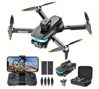 Mini Drone with 4K Camera, RC Foldable WiFi Quadcopter, 360° Obstacle Avoidance, Automatic Return, Headless Mode, 2 Batteries, Children Adults Toys and Gifts