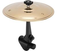 Mini Drum Car Ventilation - Percussion Basin for Ventilation Slots, Rhythm Accessory with Metal Sound, Creative Driving Fun Gift for Musicians & Car Fans (Without Tool Assembly) (Gold)