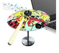 Mini Drum, Fun Relaxing Gadget, Mini Percussion Drum Toy, for Teens Adults Students Music Lovers Living Room Study Room Dorm
