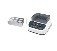 Mini Dry Bath Incubator Lab Equipment Constant Temperature Lab Heater Incubation Shaker With Heating Block 0.5/1.5/2/5/15/50ml Smooth Operation(DB (50mlx6))