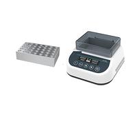 Mini Dry Bath Incubator Lab Equipment Constant Temperature Lab Heater Incubation Shaker With Heating Block 0.5/1.5/2/5/15/50ml Smooth Operation(DB (1.5mlx35))