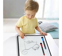 Mini Dry Erase Board - Reversible Writing Board, Foldable Tabletop Whiteboard | Magnetic Teaching Tool for Home School Desk Use, Suitable for Children Tutors Meeting Rooms Presentation Display