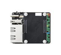 Mini Dual Gigabit Ethernet Base Board for Raspberry Pi Compute Module 4 (CM4 not Include), RJ45 Connector, 40PIN GPIO Header