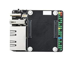 Mini Dual Gigabit Ethernet Base Board for Raspberry Pi Compute Module 4 CM4, Onboard ETH/Micro SD/USB Interfaces, Suitable for Evaluating the Raspberry Pi CM4 or Being Integrated into End Products