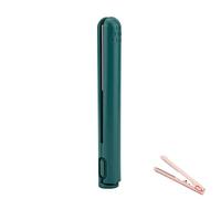 Mini Dual-Purpose Curling Iron, Portable Cordless Curling Iron, USB Rechargeable Small Hair Curler Iron for Travel, 2 in 1 Mini Hair Straightener and Curling Iron