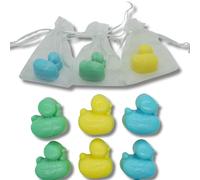 Mini Duck Soaps for Baby Shower, Christening, 1st, 2nd Birthday Party Favours, Gifts for Boy, Girl (30, Boy Mix)