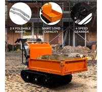 Tracked Mini Dumper Petrol Transporter