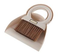 Mini Dustpan and Brush Mini Dustpan and Broom Set for Pet Cage Cleaning Desktop(Round Handle White b)