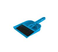 Mini Dustpan and Brush Set, Portable Blue Cleaning Brush and Dustpan, Perfect for Dirt & Crumbs, Small Broom and Dustpan Set with Durable Bristles & Easy-Sweep Rubber Blade for Indoor & Outdoor