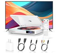 Mini DVD Player for TV, Region Free HDMI DVD Players with Memory Playback, HDMI & AV Output, Super Small DVD Player with USB Input, NTSC/PAL System, HDMI&AV Cables, Remote Control Included