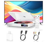 Mini DVD Player for TV, Region Free HDMI DVD Players with Memory Playback, HDMI & AV Output, Super Small DVD Player with USB Input, NTSC/PAL System, HDMI&AV Cables, Remote Control Included