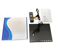 Mini DVD Player HD, Compact EVD/VCD/CD Player with USB Port, Karaoke Function & Stereo Output for Home Entertainment (DVD-225 Standard AV Cable)