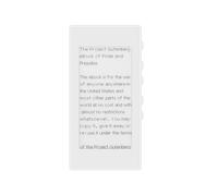 Mini E-Book Reader 2.66 Inch Display Ink Screen E Reader Devices for Viewing TXT & EPUB Files, with Dark Mode, Change Font Size, Automatic Page Reverse Function, Alarm Clock (White