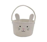 Mini Easter Basket, Easter Bunny Basket with Handle, Easters Baskets for Kids, Baby Gift Baskets, Gifts Tote Bags Mini Egg Hunt for Boys, Girls, Toddler, Babies, Infant