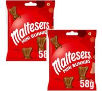 Mini Easter Chocolate Eggs Variety Flavours & Fillings - For Easter Best gift 2026 (Maltesers Easter Mini Bunnies Bag 58g (Pack of 2))