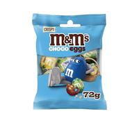 Mini Easter Chocolate Eggs Variety Flavours & Fillings - For Easter Best gift for Friends & Family (M&M's Crispy Milk Chocolate Mini Easter Eggs 72g (Pack of 2))