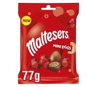 Mini Easter Chocolate Eggs Variety Flavours & Fillings - For Easter Best gift for Friends & Family (Maltesers Milk Chocolate Easter Mini Eggs 77g (Pack of 2))