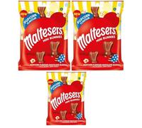 Mini Easter Eggs Bags & Pouches - Multiple Styles & Flavours - Pack of 3 Mini Chocolate Egg Bags - 18 Variations Available - Seasonal Easter Treats (Maltesers Mini Bunnies Popcorn 58g - Pack Of 3)