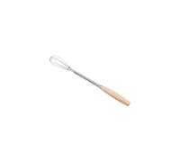 Mini Egg Whisk with Wooden Handle Pastry Tools Portable Stainless Steel Egg Beater Baking Accessories