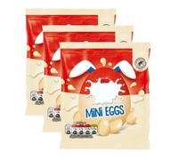 Mini Eggs 80g x Pack of 3 - Irresistibly Creamy, White Chocolate Eggs With a Crisp Outer Shell - May Contain Traces of Peanuts, Nuts, Gluten and Soya