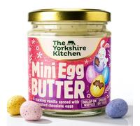 Mini Eggs Butter Spread (180ml) - Limited Edition Sweet Flavoured Butter with Crushed Mini Eggs | Breakfast Spread for Toast, Pancakes, Hot Cross Buns, Waffles & Baking - The Yorkshire Kitchen