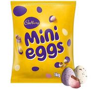 Mini Eggs Chocolate Selection | Easter Treat, Party Snack & Gift Favourite (Cadbury Mini Eggs Chocolate Eggs Bag 1kg)