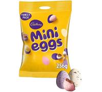 Mini Eggs Chocolate Selection | Easter Treat, Party Snack & Gift Favourite (Cadbury Mini Eggs Family Pack 256g)