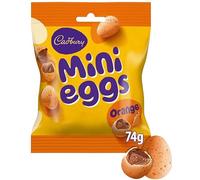 Mini Eggs Chocolate Selection | Easter Treat, Party Snack & Gift Favourite (Cadbury Orange Mini Eggs 74g)