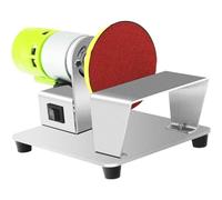 Mini Electric Belt Sander, 7-Speed Adjustable Drum Sander, 3-Inch Sandpaper for Metal Woodworking, Knife Sharpening & Polishing, Compact DIY Tool