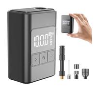 Mini Electric Bike Pump - 120PSI Portable Bicycle Pump with Digital Display, Full auto-stop, Type-C Rechargeable, Electric Bike Pump for Road/Mountain Bike, Motorcycle & Balls