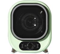 Mini Electric Clothes Dryer - 0.8kg Capacity, Portable Front Load Tumble Dryer With Stainless Steel Tub - Ideal For Apartments - 450W(Color:Green)