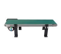 Mini Electric Conveyor Belt 8x60cmAdjustable Speed Aluminum Alloy Assembly Line PVC Belt for Efficient Material Handling Packaging Factory Use Heavy Duty Design