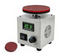 Mini Electric Disc Sander, 5Inch Bench Grinde & Polisher, with LCD Display, Electric Grinding Machine for Woodworking, Metal, DIY Crafts