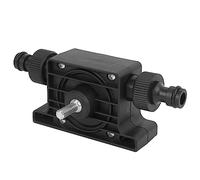 Mini Electric Drill Pump, Portable Self Priming Hand Pumps Transfer Pump Drill Water Pumps Parts Accessories with 2PCS Connector for Water Gasoline Diesels Oil Fluid Transfer Pumps